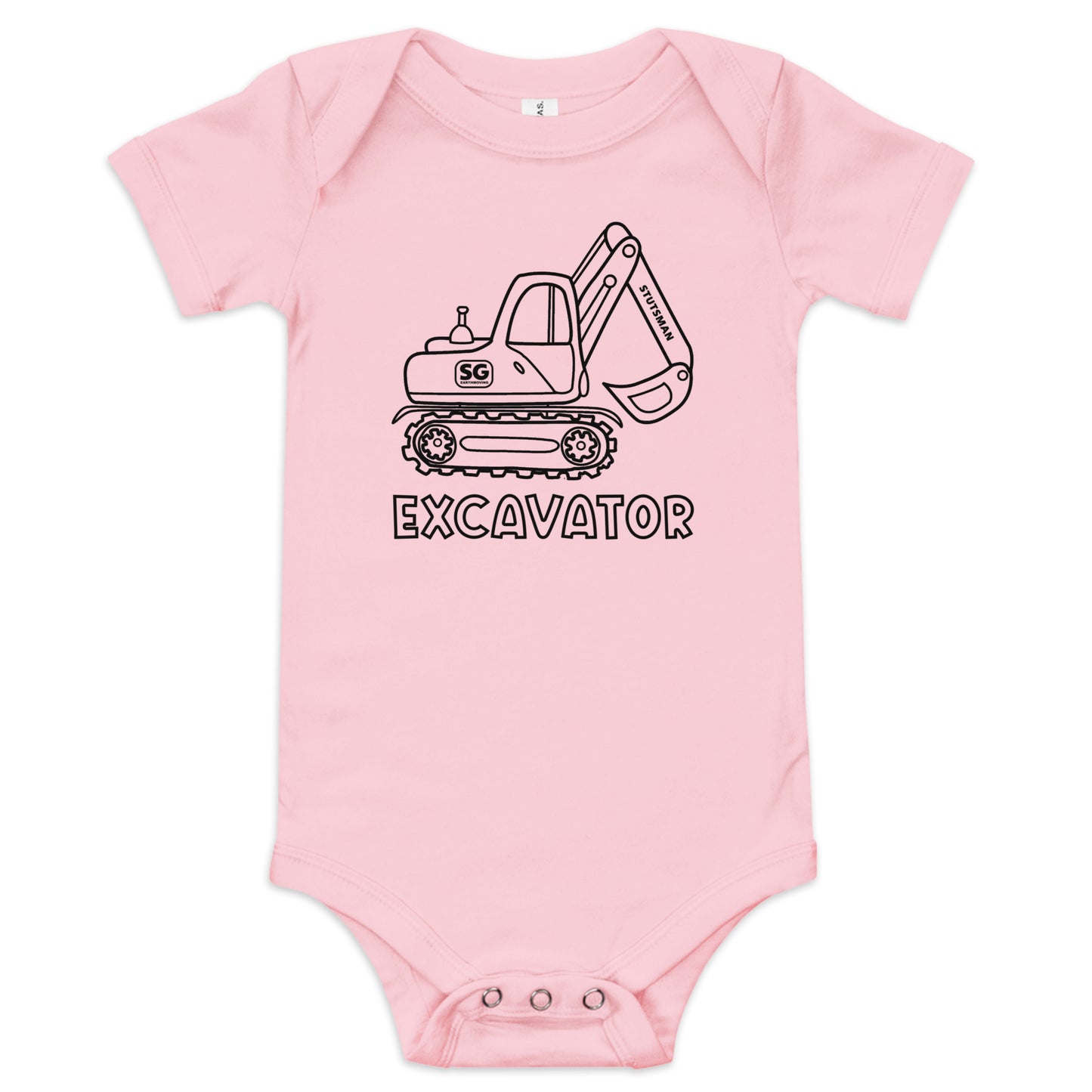 Baby Excavator Onsie