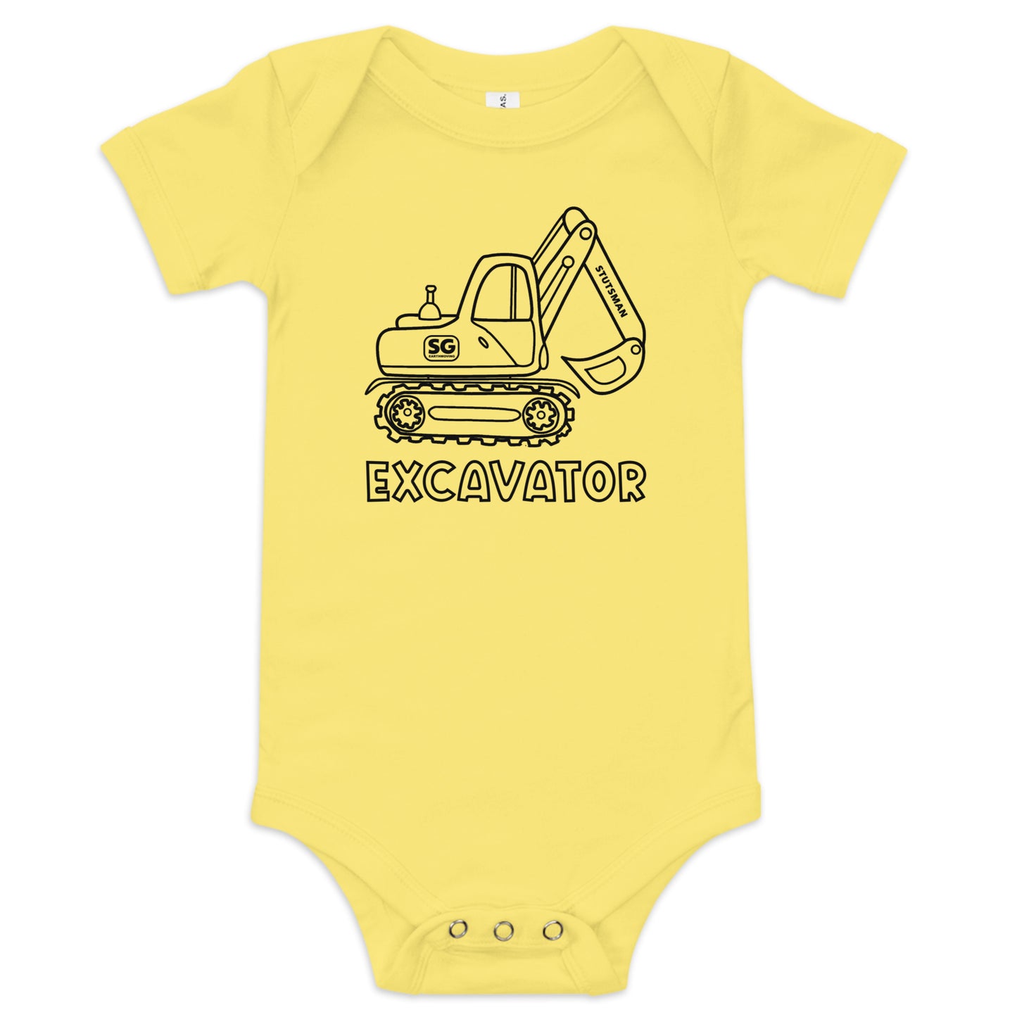 Baby Excavator Onsie